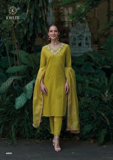 Kailee melody cotton 3pcs kurti wholesale  - wholesale export